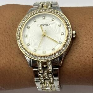 Silver Ellen Tracy Men's Watch